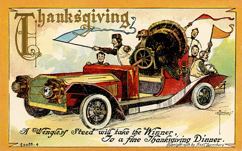 A Wingless Steed Will Take the Winner to a Fine Thanksgiving Dinner