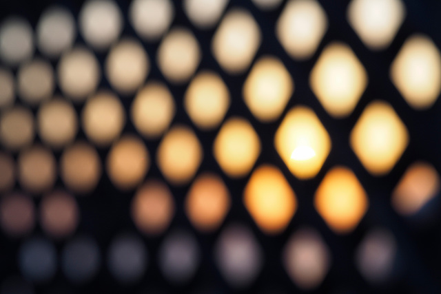 Sunset through the fence