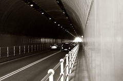 In the tunnel - La Route du Fort