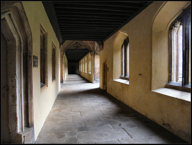 college cloisters