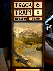 Canada 2016 – The Canadian – Winnipeg Railway Museum – Sign for the Canadian