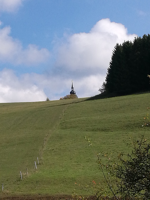 Kirchturmspitze von Großneundorf