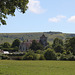 Firle Church and the Downs