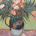 Detail of Oleanders by Van Gogh in the Metropolitan Museum of Art, May 2011