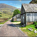 Boat sheds at Kinloch Hourn by Loch Beag