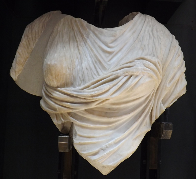 Draped Female Torso from Pozzuoli in the Museo Campi Flegrei, June 2013
