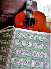 Guitar and Music Book.