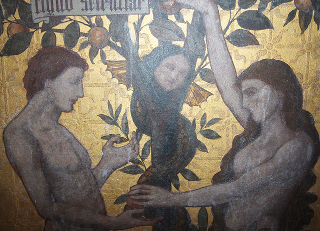 Detail of Reredos, St Mary and St Peter's Church, Kelsale, Suffolk