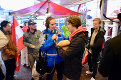 Leidens Ontzet 2019 – Distribution of herring and bread – Interview for local radio