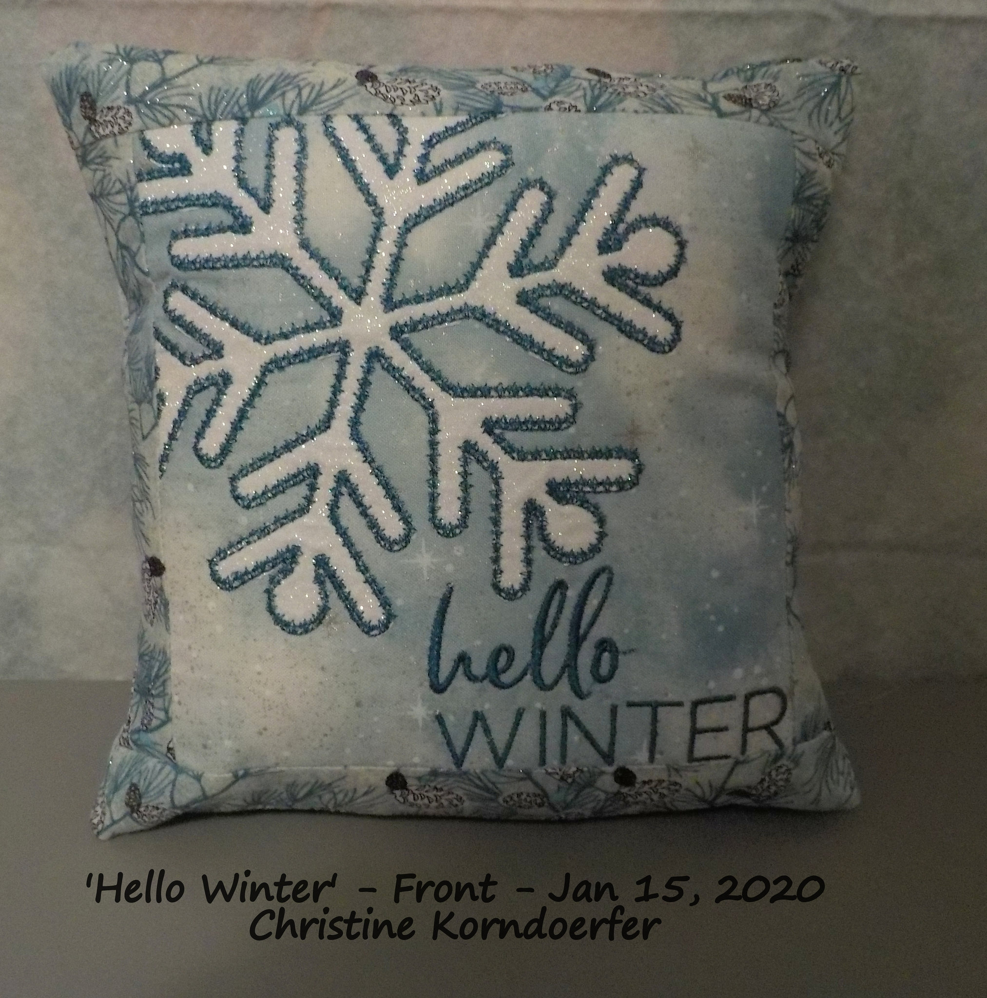 Hello Winter - Front - Jan 15, 2020