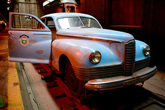 Canada 2016 – The Canadian – Winnipeg Railway Museum – 1946 Packard track inspection car