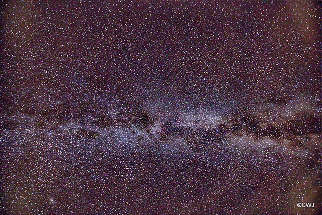 The Milky Way Galaxy tonight over Rafford Canon 6D 15mm f2.8 ISO2500 4500K 30 seconds x 7 exposures stacked in Sequator.