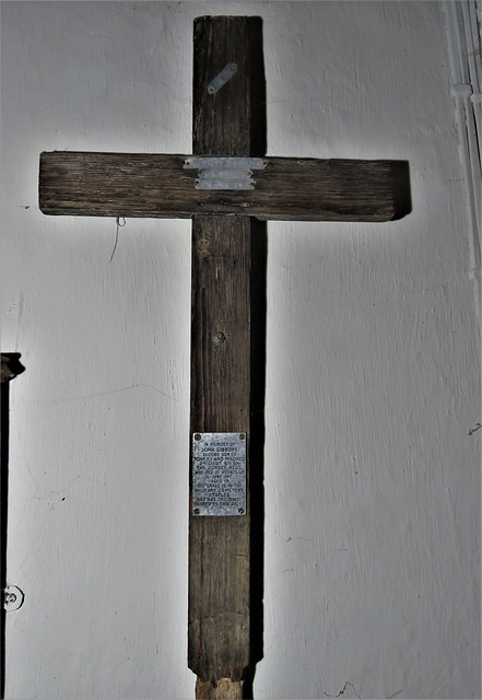 manaton church, devon , john gibbons war memorial cross +1917, wwi tomb (1)