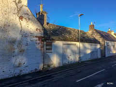 Abandoned home in George Street Fochabers.