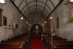 Llandenny Church, Monmouthshire - Nave Looking East