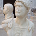 Portrait of Hadrian in the Archaeological Museum of Madrid, October 2022
