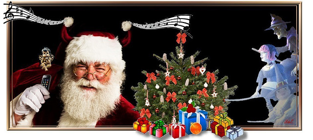 Modern times: New Santa Claus listens or sends or receives. That is the question here.  ©UdoSm