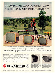 RCA Victor Portable TV Ad, c1959