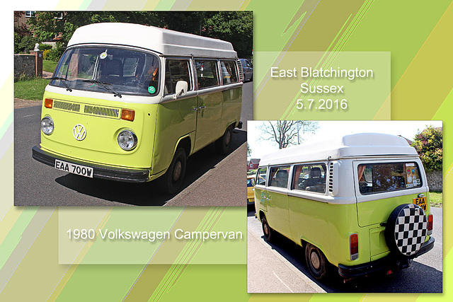 1980 VW Campervan - East Blatchington - 5.7.2016