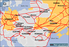 clch - European gas pipelines 2006