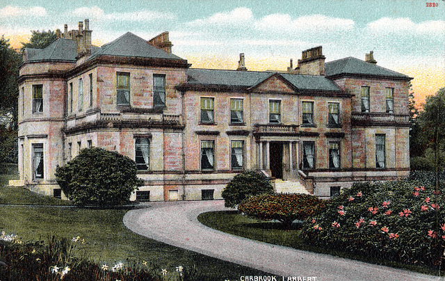 Carbrook House, Larbert, Stirlingshire (Demolished c1946)
