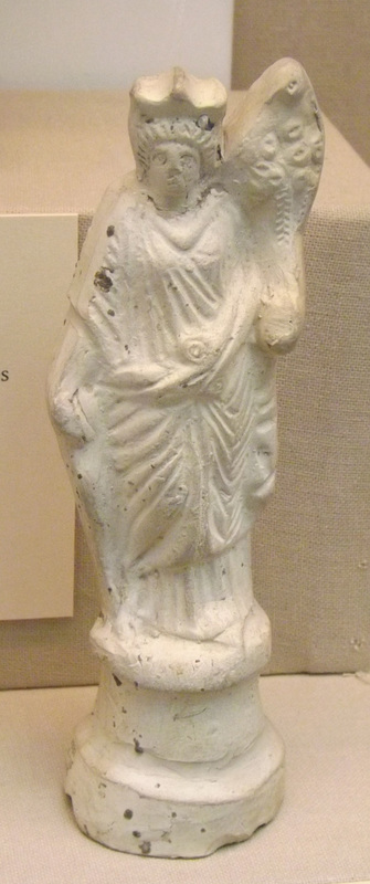 Terracotta Figure of the Goddess Fortuna in the British Museum, April 2013