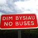 Bi-lingual sign in Criccieth, North Wales - 28 Jun 2015 (DSCF0194)