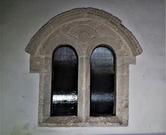 brize norton church, oxon late c12 opening fairly low within the chancel north wall. could this be the reused outside of a window ?(3)