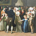 Detail of the Public Viewing David's Coronation at the Louvre by Boilly in the Metropolitan Museum of Art, January 2022