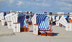 Strandleben im Strandkorb