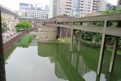 bastion of london wall in the barbican