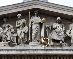 Detail of the Pediment of the British Museum, April 2013