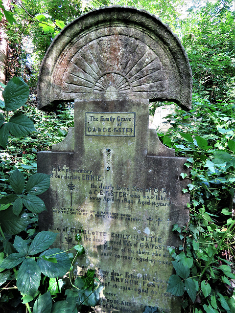 abney park cemetery, london (16)foster family memorial c. 1891