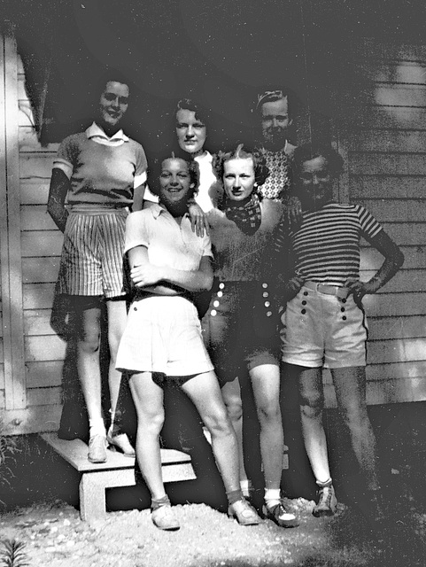 Young women in casual summer attire, c. 1936