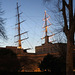 Cutty Sark with Christmassy Rigging