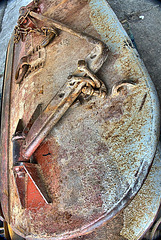 Abandoned Trawl Door. N.Shields Fishquay