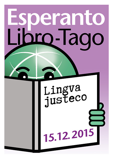 Afiŝo por Tago de Esperanto-Libro - 15.12.2015
