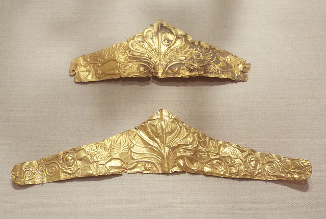 Pair of Greek Gold Diadems in the Virginia Museum of Fine Arts, June 2018