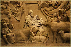 #22 Sand Nativity 2015...Contest Without Prize(2017/06) "New Life"