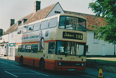 First Eastern Counties Buses 64 (C372 CAS) in Mildenhall – 8 Jun 2002