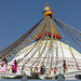 Le Grand Stupa en habits de fête, Bodnath = Boudhanath, Khatmandu (Népal)