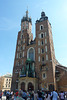 Basilica de Santa María en la Plaza Mayor de Cracovia