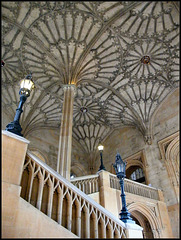 Bodley Tower vaulted staircase