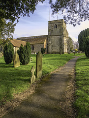 Churchyard footpath