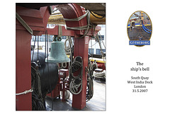 Gotheborg ship's bell London 31 5 2007