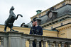 Sweden, Stockholm, the Guard at Drottningholm Palace