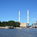 Das Kohlekraftwerk von Wedel an der Elbe