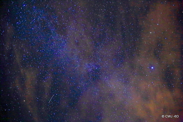 Tail end of the Perseid Meteors