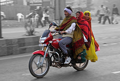 Joy riding in Agra