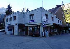 Champéry Bahnhof und Talstation der Seilbahn auf den Croix de Culet